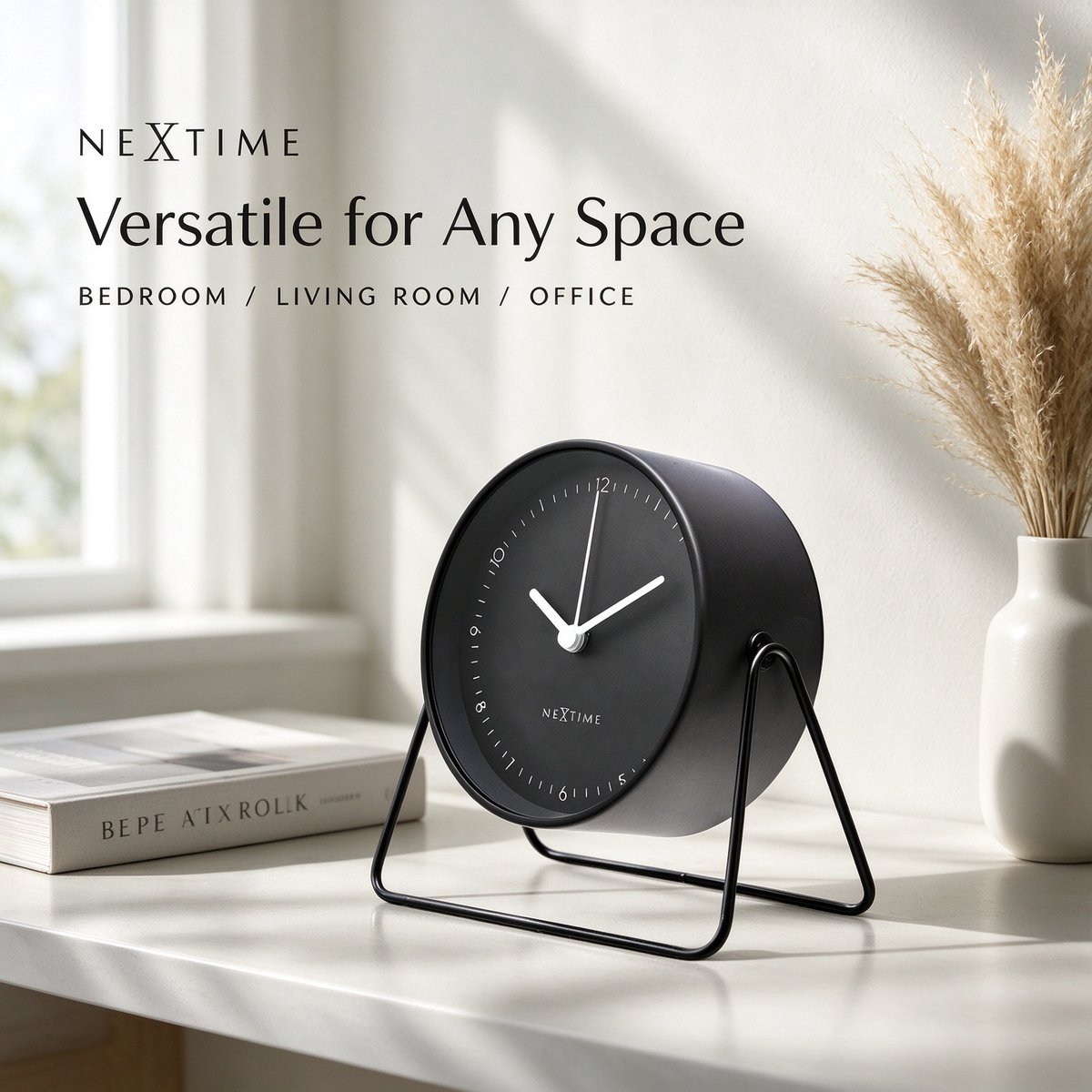 Modern Metal Table Clock