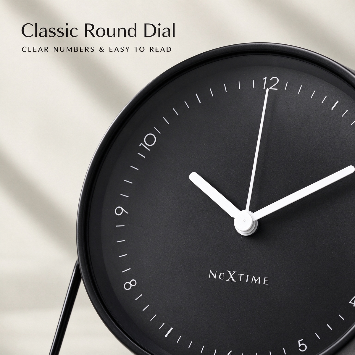 Modern Metal Table Clock