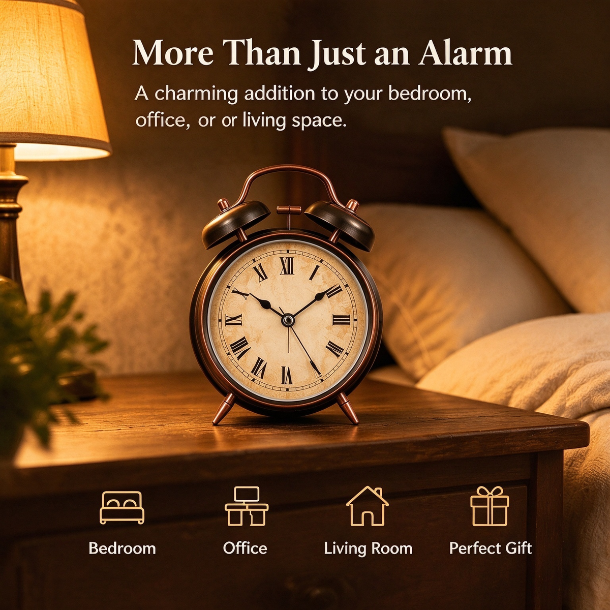 Vintage Twin Bell Alarm Clock