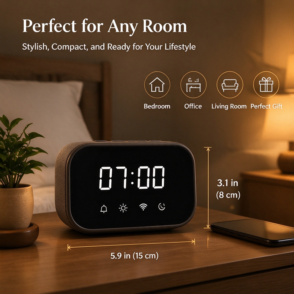 Smart LED Digital Alarm Clock