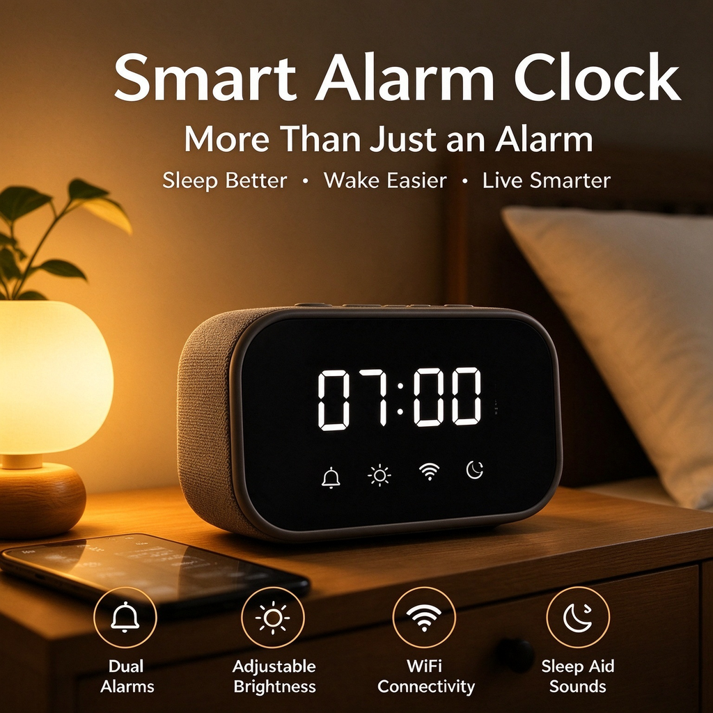 Smart LED Digital Alarm Clock